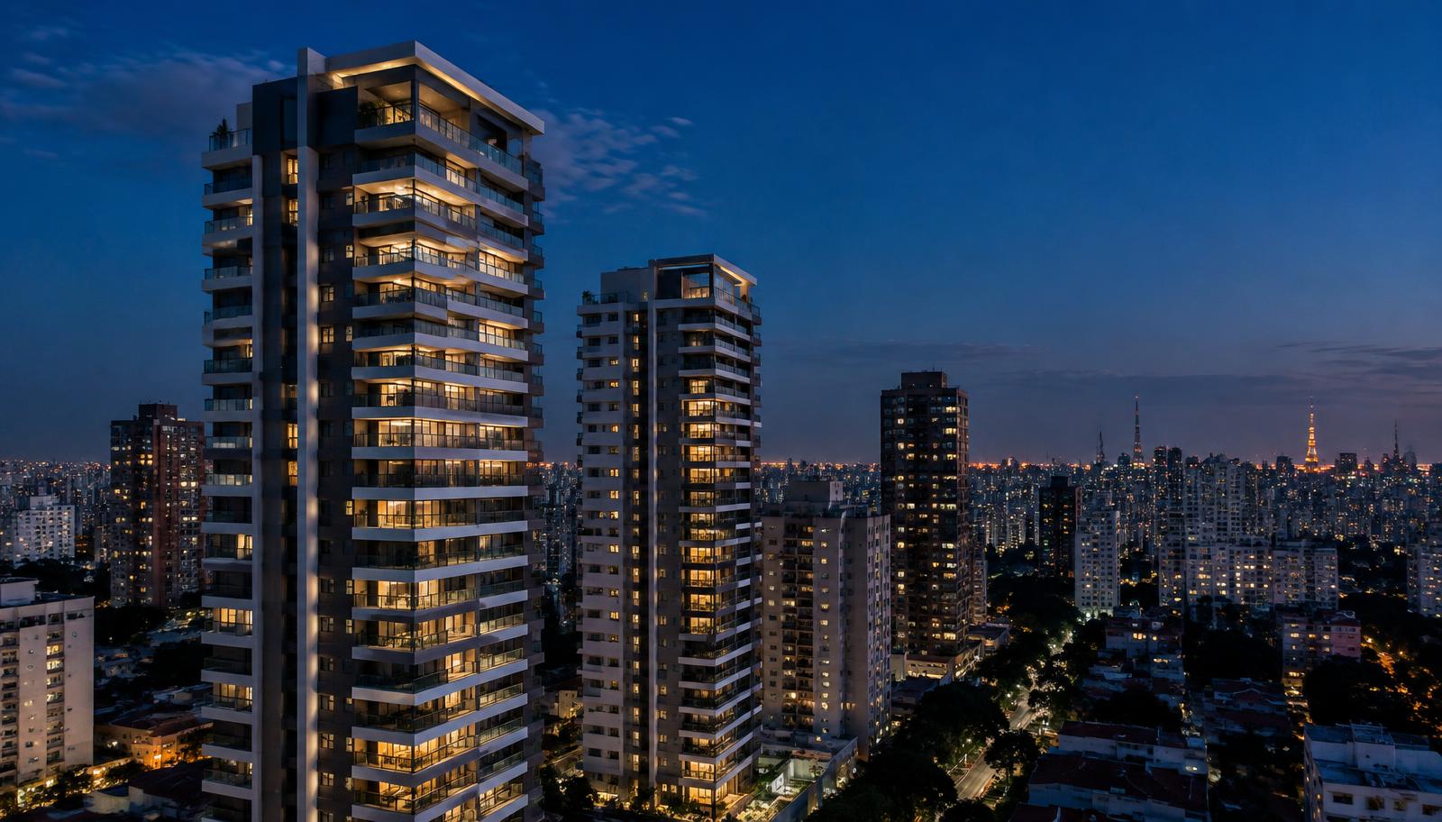 Prédios residenciais em São Paulo